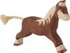 HOLZTIGER Pferd aus Holz - laufend, dunkelbraun Produktbild-Vorschau 3