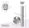 bremermann serie bagno PIAZZA - Portarotolo 2in1, in Anteprima dell’immagine prodotto 7