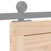 Porte de grange Nature 100 x 2,5 x 208 cm en pin massif Voir les images du produit 8