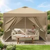 LEADZM 3x3M Pavillon Wasserdicht Pop up Faltpavillon Produktbild-Vorschau 3