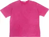 Oversize T-Shirt Uni – Größe XL – Fuchsia – 100% Baumwolle Produktbild-Vorschau 2