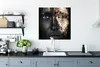 MuchoWow® Poster Frau - Schwarz und Gold 75x75 cm - Wand Produktbild-Vorschau 3