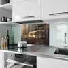 Küchenrückwand Spritzschutz Glas mit Motiv Stadtzug Produktbild-Vorschau 2