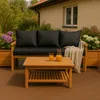 Cuscini per panchina da giardino Grigio scuro | Cuscino per Anteprima dell’immagine prodotto 11