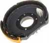 A close-up studio shot of a dust shroud for a grinder. Produktbild-Vorschau