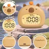 Dětský budík Capybara s nočním světlem, digitální budík do Náhled obrázku produktu 11