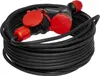 Rallonge triple 25m 250V 16A Schuko 3×2P+Z H05RR-F 3×1,5 Voir les images du produit 4