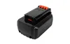 A black and orange battery pack is shown against a white background. Náhled obrázku produktu