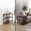 Szafka nocna Relaxdays, 3 otwarte półki, wymiary: 61 x 60 x Podgląd zdjęcia produktu 5