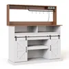 120 cm lange Kaffeebar mit Gläserhalter und Produktbild-Vorschau 12