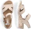 Rieker Keilsandaletten 67173 Damen 31353430373139 Beige 37 Produktbild-Vorschau 44