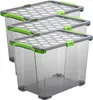 Rotho 3er Set Aufbewahrungsbox mit Rollen 65L Evo Total - Produktbild-Vorschau 1