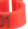100 Stück/Beutel, 8 mm, nummerierte Plastik-Fußringe für Produktbild-Vorschau 5