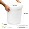 Seau Garronda avec couvercle, 30 litres, 1 pièce, pour le Voir les images du produit 3