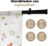 MuchoWow® Wandteppich Wandbehang Blumen - Pastell - Muster Produktbild-Vorschau 3