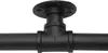 A close-up shot of a black metal pipe fitting, likely part of a handrail or railing system, mounted against a white background. Náhled obrázku produktu