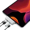 MMOBIEL USB C Hub 4 in 1 für MacBook Pro -Air Dual Typ C Produktbild-Vorschau 1
