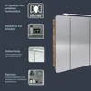 FACKELMANN LED Spiegelschrank MILANO / Badschrank mit 3D Produktbild-Vorschau 3