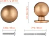 SucceBuy Boutons de meubles, paquet de 12, 25 mm, poignées Voir les images du produit 8