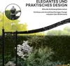 Outsunny Anbaupavillon Pergola mit Dach, Wasserabweisend Produktbild-Vorschau 7