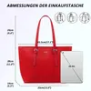 Shopper Damen Handtasche Aktentasche Große Businesstasche Produktbild-Vorschau 3