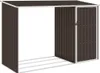 vidaXL Garten Brennholzlager Braun 245x98x159 cm Verzinkter Produktbild-Vorschau 12