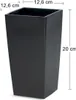 Prosperplast s.r.o. Doniczka URBI SQUARE MATT 12,6 cm, Podgląd zdjęcia produktu 3