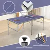 COSTWAY Prenosná súprava na stolný tenis, priestorovo Náhľad obrázku produktu 7