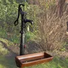 Schwengelpumpe + Pumpenständer Antik Nostalgie Gusseisen Produktbild-Vorschau 1