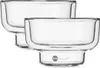 Two clear glass bowls are shown, one slightly behind the other. Produktbild-Vorschau