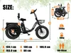 Elektrické tříkolky pro dospělé, 48V 20,8Ah, skládací Náhled obrázku produktu 13