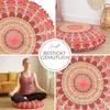 Marrakesch Boho Deko Bodenkissen Sitzkissen rund 60 x 15 cm Produktbild-Vorschau 6