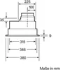 Neff DBM60A Lüfterbausteine - Silber-Metallic Produktbild-Vorschau 3