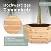 holz4home® Outdoor Pflanzkübel XL I 6-Eckig aus Tannenholz Produktbild-Vorschau 3