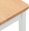 Barhocker 2 Stk. Weiß Massivholz Gummibaum Produktbild-Vorschau 8