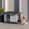 Ferplast Hundehütte Villa 70 Grau 73 x 59 x 53 cm 87253099 Produktbild-Vorschau 13