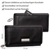 JENNIFER JONES Damen Geldbörse Portemonnaie Schwarz (1108) Produktbild-Vorschau 3