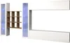 Dmora Wandregal Gustavo 350x30x180 cm Weiß, 20 Fächer Produktbild-Vorschau 1