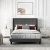 Flieks Letto imbottito Letto matrimoniale 140x200 cm con Anteprima dell’immagine prodotto 10