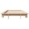vidaXL Massivholzbett ohne Matratze 75x190 cm Kiefernholz Produktbild-Vorschau 4