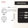 DOMINO Türgriff Drückergarnitur WC - Badezimmer Set | Produktbild-Vorschau 4