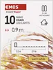 LED Weihnachtliche Nano-Kette kupferfarben, 0,9 m, 2x AA, Innen, warm-weiß, Timer Produktbild-Vorschau