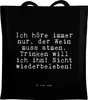 Mr. & Mrs. Panda Shopping Tasche Ich höre immer nur,... - Produktbild-Vorschau 1
