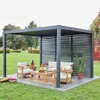 Pergola bioclimatica 3x4 in alluminio + 3 persiane da 1.3m, Anteprima dell’immagine prodotto 3