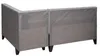 The back view of a grey sectional sofa. Produktbild-Vorschau