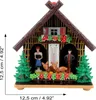 Wetterhaus Thermometer Schwarzwald 02 Dach grün mit Reh Produktbild-Vorschau 5