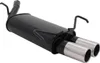 Novus Sportauspuff für Opel Corsa C 2x76mm Endschalldämpfer Produktbild-Vorschau 1