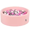 KiddyMoon 90x30cm/200 míčků ∅ 7cm Kulatý Suchý Bazén s Náhled obrázku produktu 1