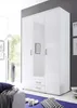Karl Armoire à portes battantes 120 cm Blanc Voir les images du produit 1
