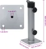 vidaXL Pied de parasol pour mât Ø38/48 mm Argenté Acier Voir les images du produit 6